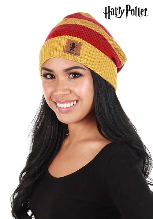 Gryffindor Heathered Stripped Knit Beanie - US 2553