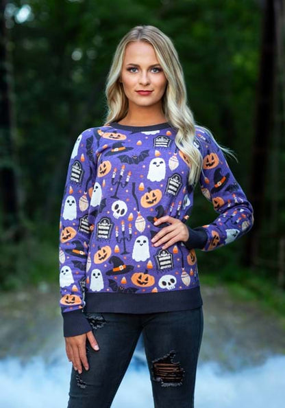 Halloween Mischief Adult Halloween Sweater - US 2261