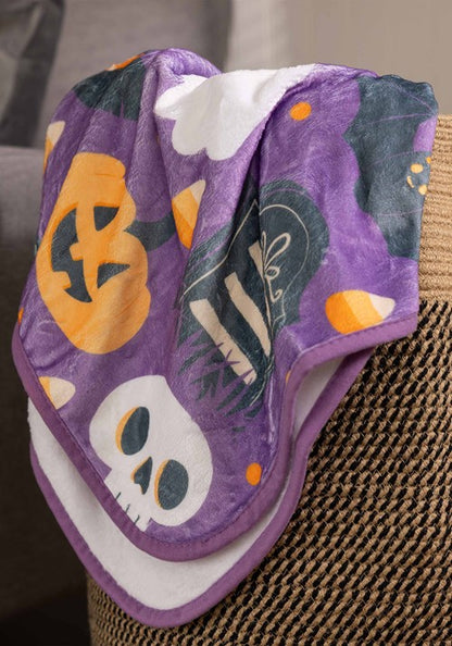 Halloween Mischief Comfy Throw Blanket - US 7511