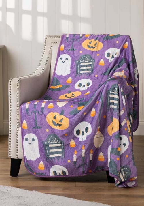 Halloween Mischief Comfy Throw Blanket - US 7511
