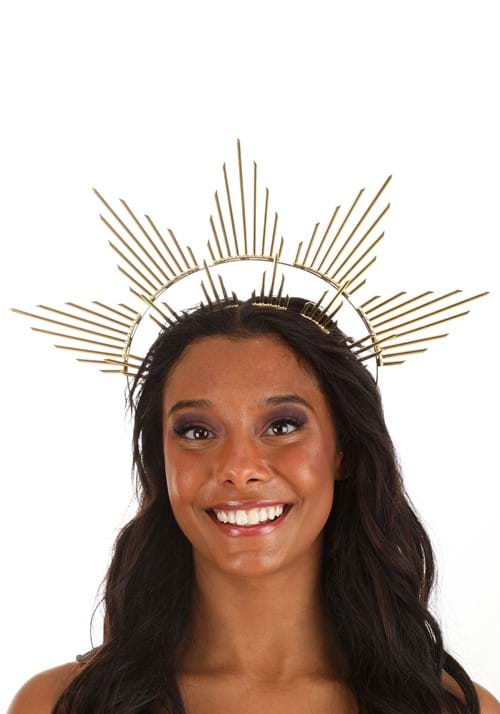 Gold Angelic Costume Halo Headband - US 5212