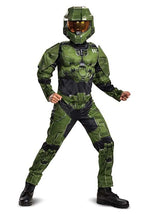 Halo Infinite Master Chief Muscle Costume for Kids - US 0787