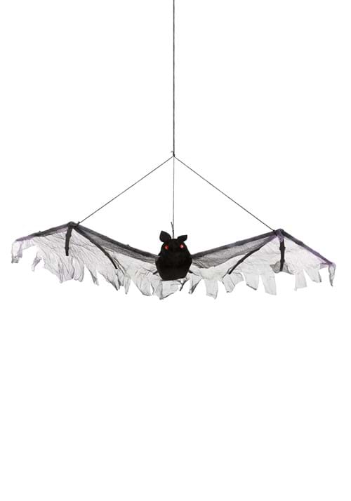 19-Inch Hanging Spooky Black Bat Decoration - US 0963