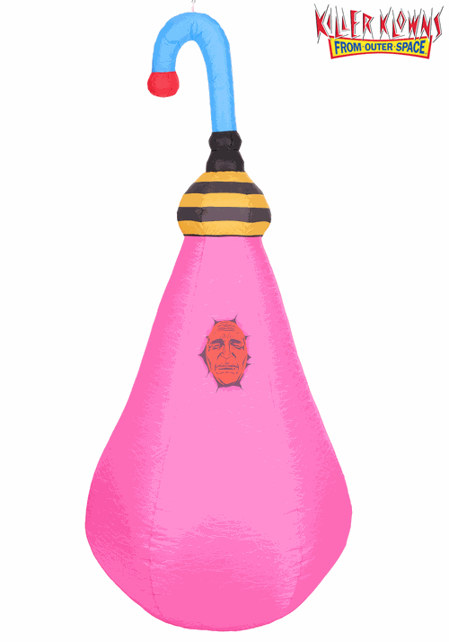 7FT Hanging Cotton Candy Cocoon Inflatable Killer Klowns from Outer Space Decoration - US 0946