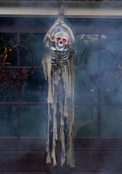 2.5FT Hanging Animated Skeleton Halloween Decoration - US 9628