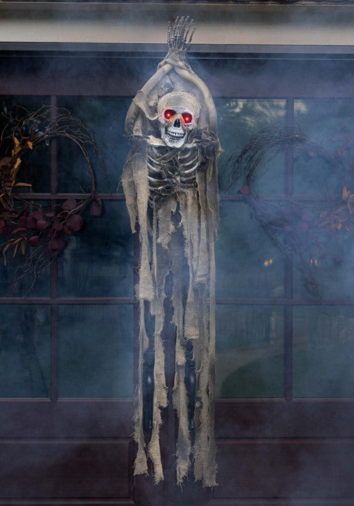 2.5FT Hanging Animated Skeleton Halloween Decoration - US 9628