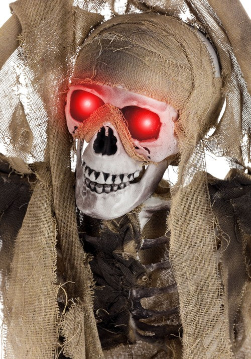 2.5FT Hanging Animated Skeleton Halloween Decoration - US 9628