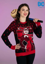 Harley Quinn Hammer Time Ugly Christmas Sweater - US 8127