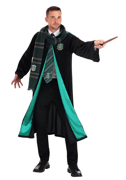 Plus Size Deluxe Harry Potter Slytherin Robe Costume for Adults - US 5372