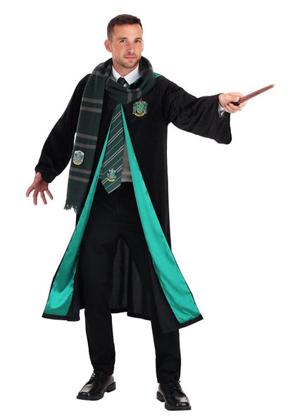 Plus Size Deluxe Harry Potter Slytherin Robe Costume for Adults - US 5372