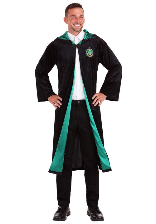 Plus Size Deluxe Harry Potter Slytherin Robe Costume for Adults - US 5372