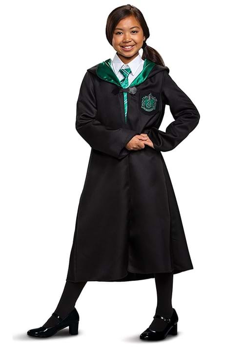Harry Potter Slytherin Robe Costume for Kids - US 6957
