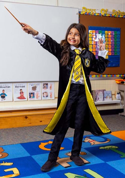 Harry Potter Kids Deluxe Hufflepuff Robe Costume - US 9440