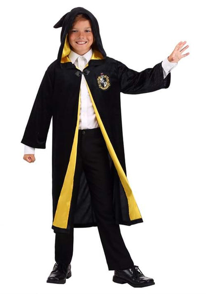 Harry Potter Kids Deluxe Hufflepuff Robe Costume - US 9440