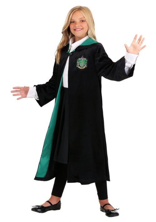 Kid's Harry Potter Deluxe Slytherin Costume Robe - US 2639