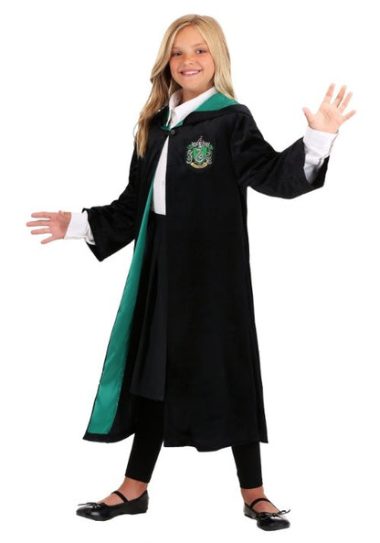 Kid's Harry Potter Deluxe Slytherin Costume Robe - US 2639