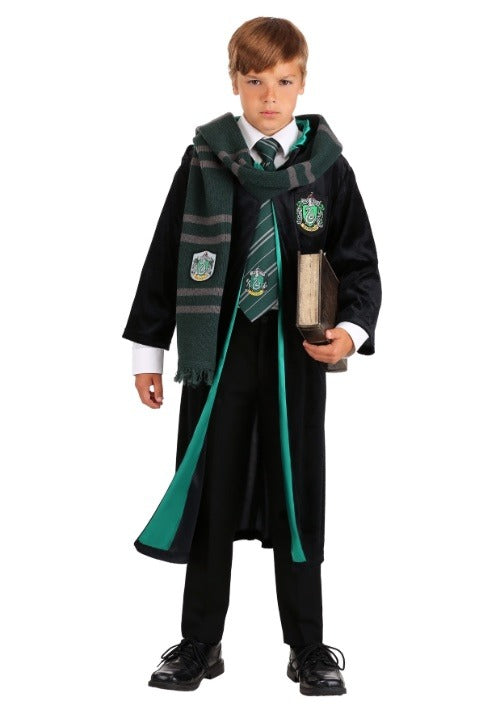 Kid's Harry Potter Deluxe Slytherin Costume Robe - US 2639