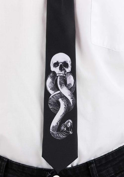 Harry Potter Black Death Eater Necktie - US 3320