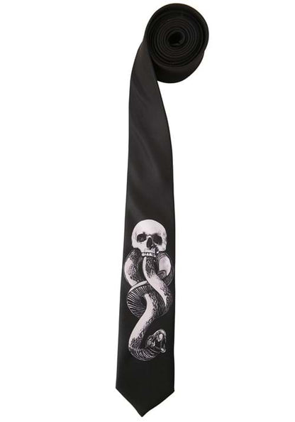 Harry Potter Black Death Eater Necktie - US 3320