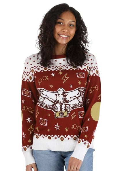 Adult Harry Potter Hedwig Ugly Sweater - US 8753