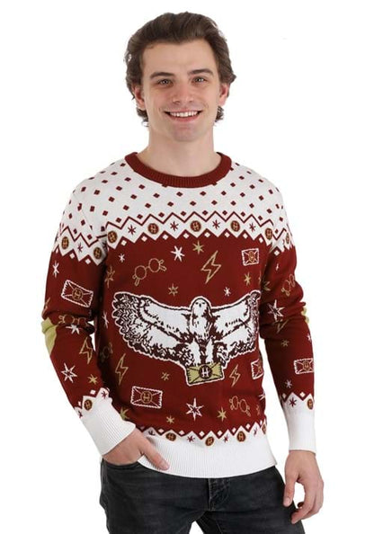 Adult Harry Potter Hedwig Ugly Sweater - US 8753