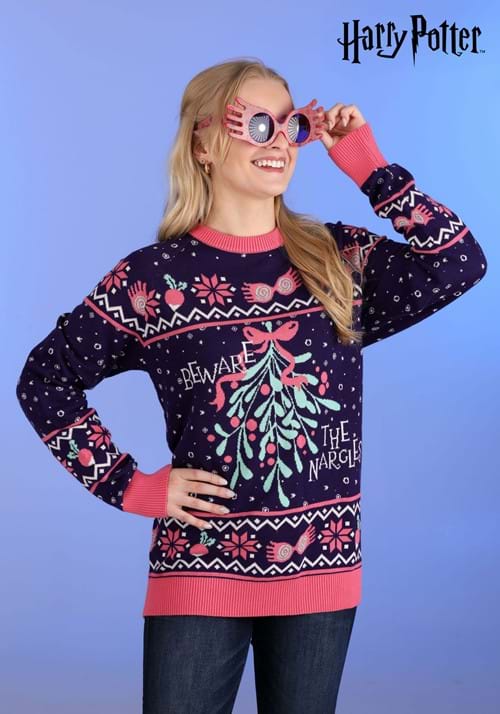 Adult Harry Potter Luna Lovegood Ugly Sweater - US 1680