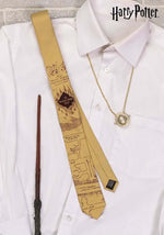 Adult Harry Potter Marauders Map Necktie - US 1189