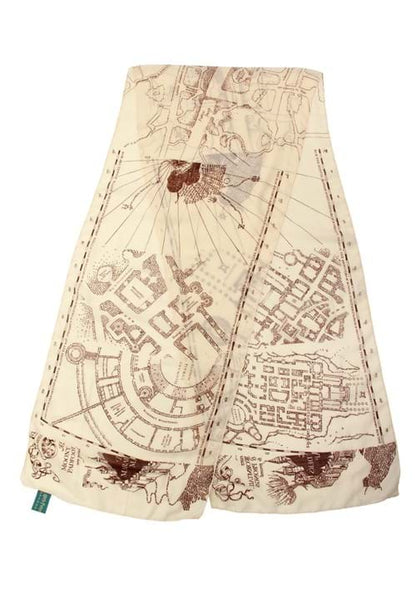 Harry Potter Marauders Map Lightweight Scarf - US 8837