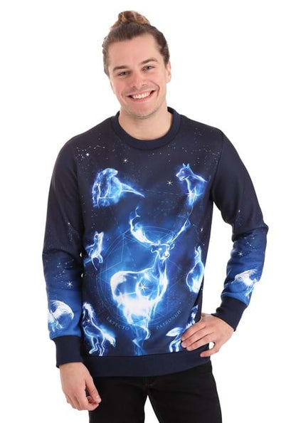 Harry Potter Patronus Ugly Sweatshirt for Adults - US 5078