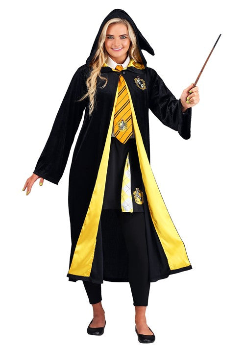 Deluxe Harry Potter Adult Plus Size Hufflepuff Robe Costume - US 5420