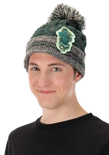 Slytherin Heathered Pom Harry Potter Beanie - US 3241
