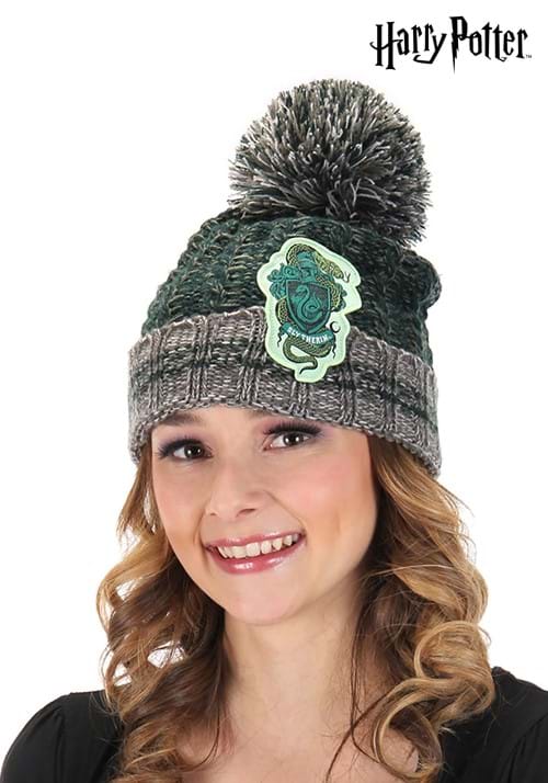 Slytherin Heathered Pom Harry Potter Beanie - US 3241