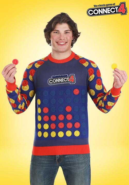 Hasbro Adult Connect Four Sweater - US 5139