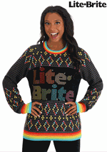 Adult Hasbro Lite Brite Christmas Sweater - US 5057