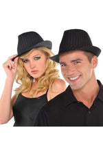 Adult 20s Pinstripe Fedora Costume Hat - US 7327