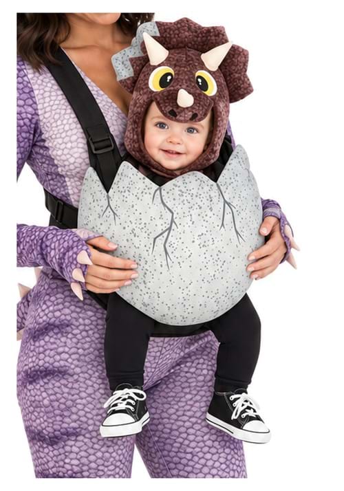 Hatchling Tiny Triceratops Baby Carrier Costume - US 6429