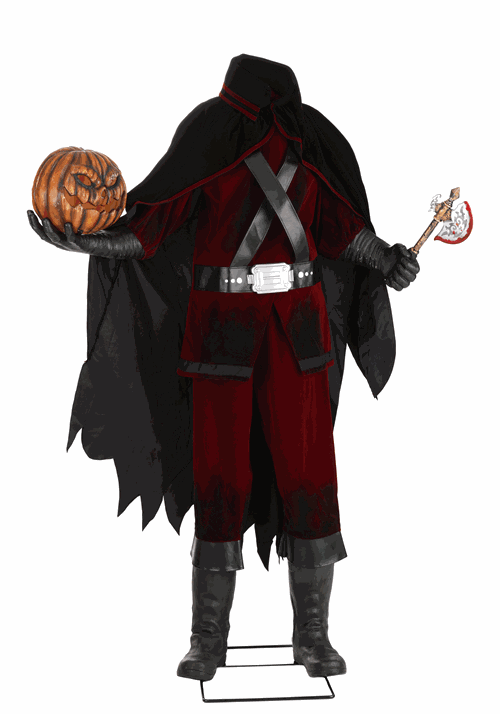 6FT Headless Horseman Animatronic Halloween Decoration - US 9499