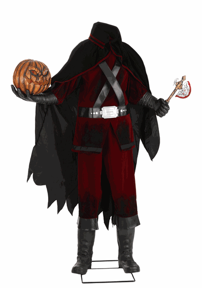 6FT Headless Horseman Animatronic Halloween Decoration - US 9499