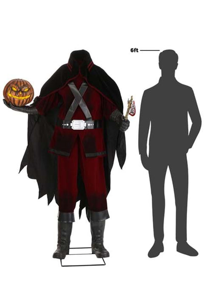 6FT Headless Horseman Animatronic Halloween Decoration - US 9499