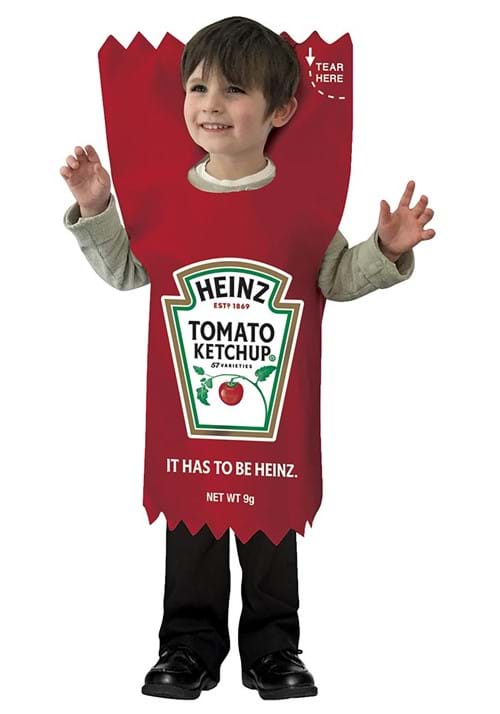 Heinz Ketchup Packet Costume for Kids - US 1162