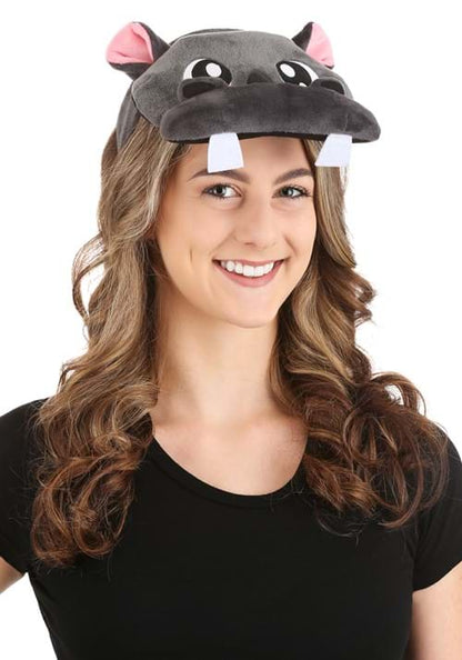 Plush Hippo Costume Headband - US 6997