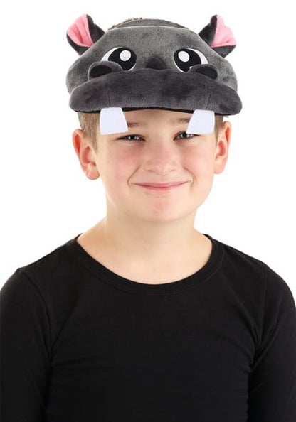 Plush Hippo Costume Headband - US 6997