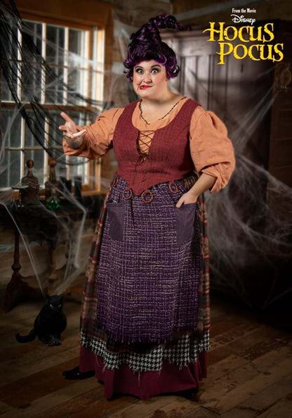 Mary Sanderson Costume for Plus Size Women from Disney’s Hocus Pocus - US 4567
