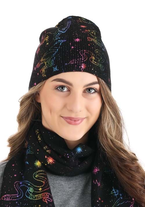 Emblem Hogwarts House Constellations Knit Hat - US 5173