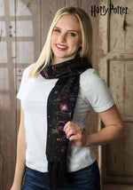 Hogwarts House Emblem Constellations Knit Scarf - US 5607