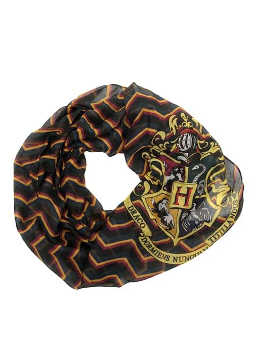 Harry Potter Hogwarts Crest Infinity Scarf Accessory - US 6896