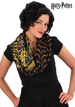Harry Potter Hogwarts Crest Infinity Scarf Accessory - US 6896