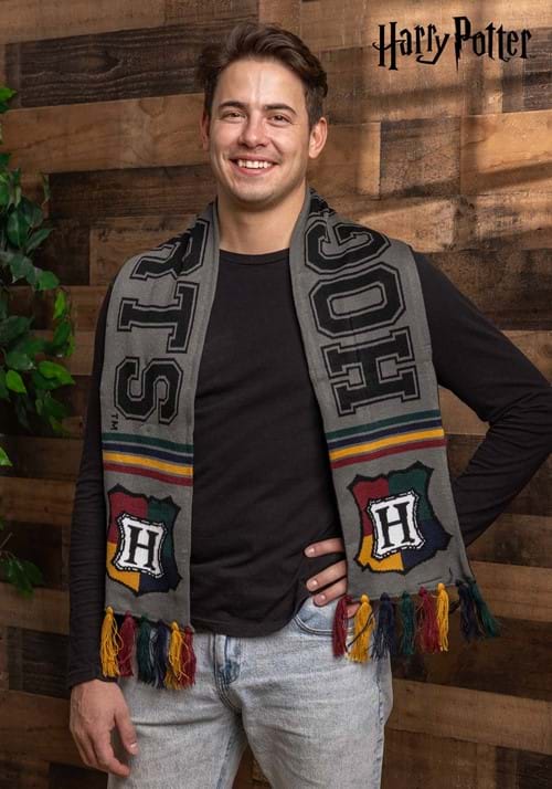 Hogwarts Winter Reversible Knit Scarf - US 9156