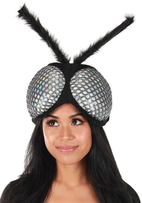 Holographic Fly Eyes Plush Headband Costume - US 0530