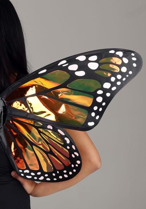 Adult Monarch Butterfly Holographic Costume Wings - US 6163
